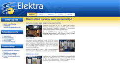 Desktop Screenshot of elektra-nis.com