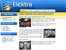 Tablet Screenshot of elektra-nis.com